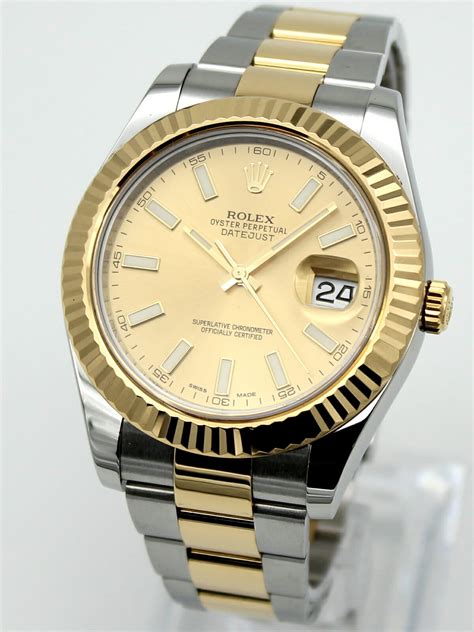 41 gold rolex|rolex date just 41mm.